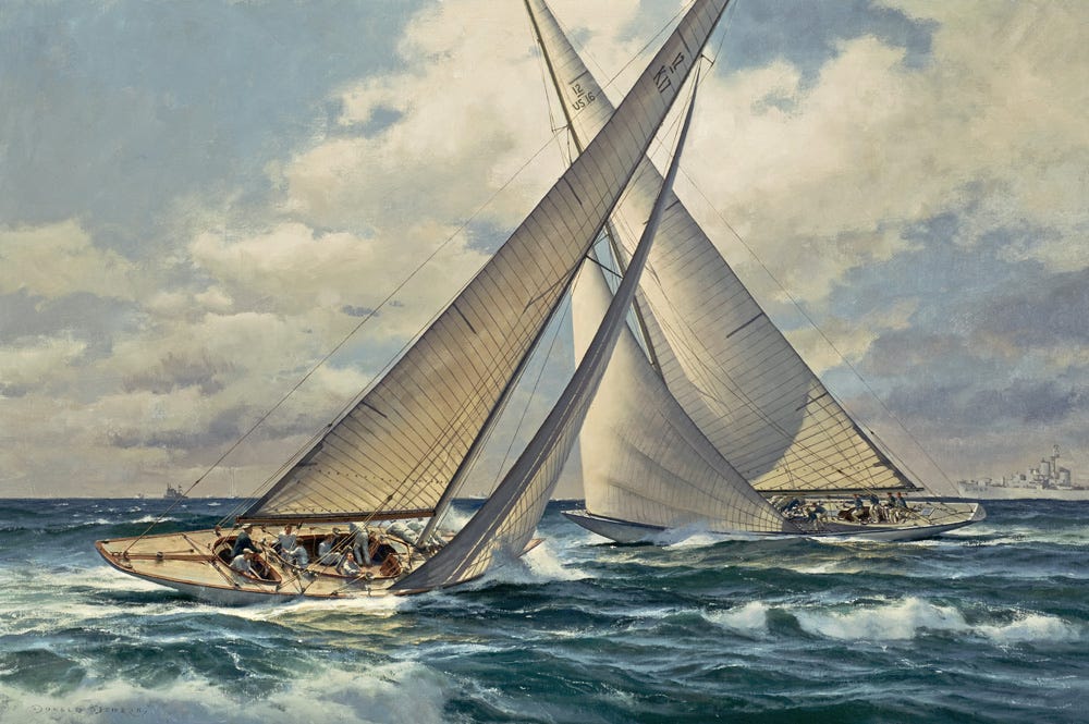columbia sailboat america's cup