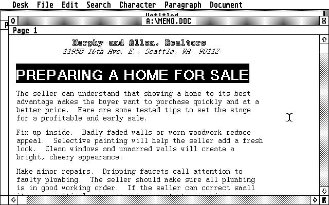 Microsoft Write - The First Word Processor for Windows (also released for Mac and... Atari ST?)