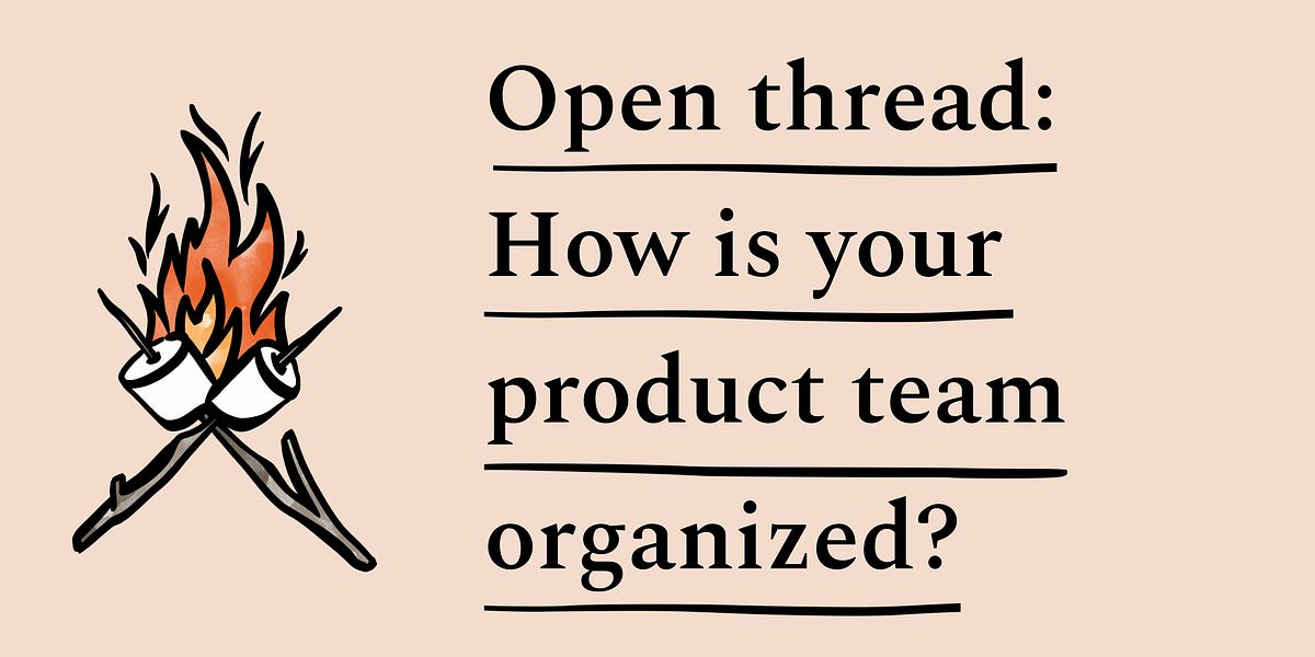 Open thread: How is your product team organized?