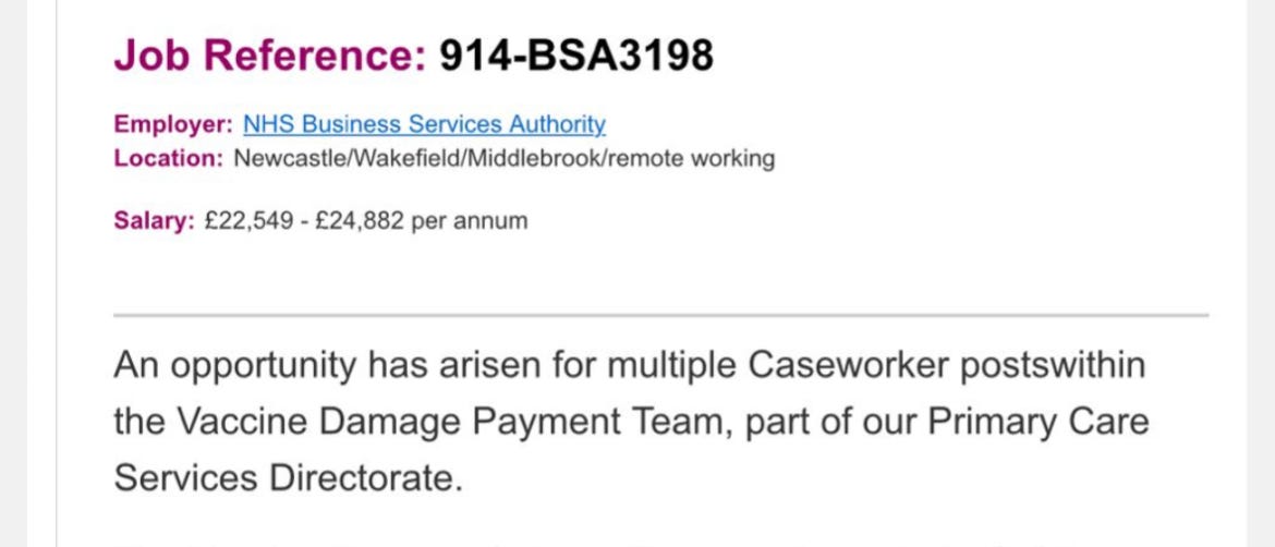 Vaccine damage caseworkers: a growth industry