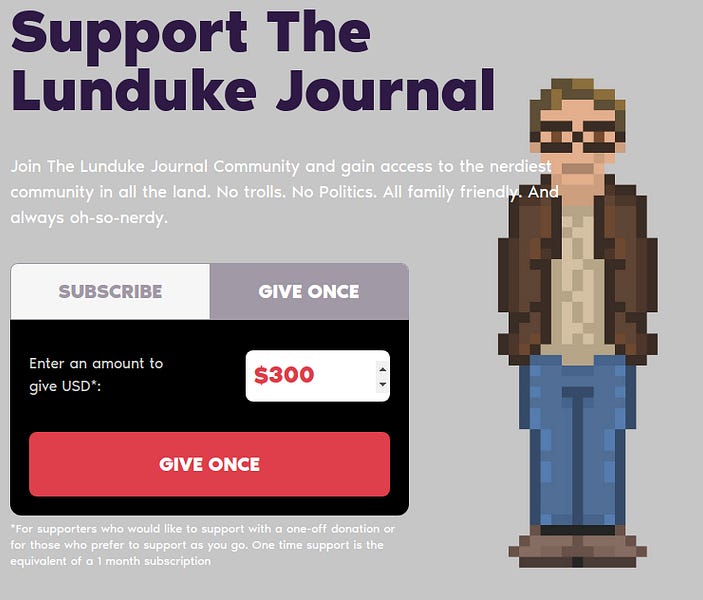 What would you do if you owned Lunduke for one hour?