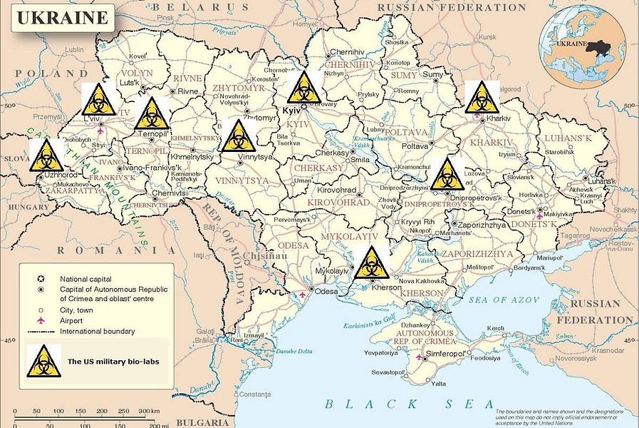 WTF? Ukrainian Nazis? US Biolabs?