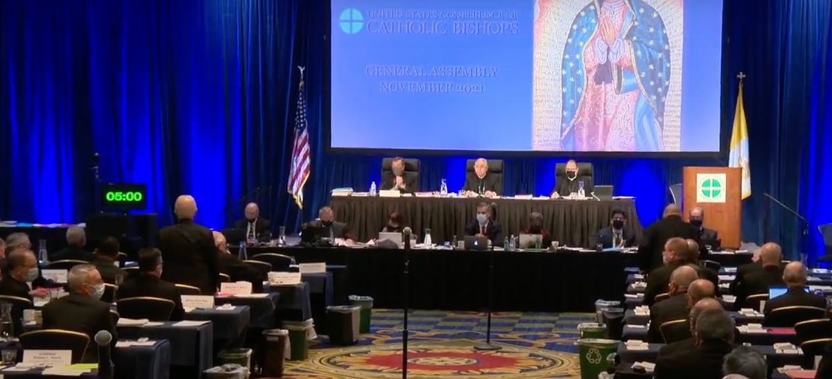 Here’s what happened Tuesday at the 2021 fall USCCB meeting