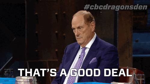 Dragons Den Sale GIF by CBC