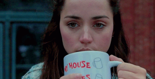 Image result for my house my rules my coffee gif knives out"