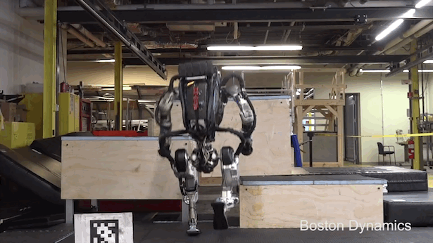 Boston Dynamics&#39; Robot Atlas Now Does Parkour - Nerdist