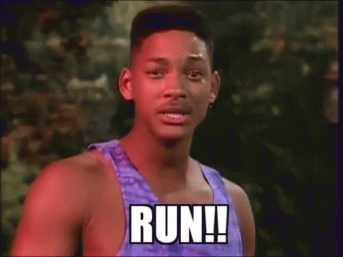 will smith run GIF