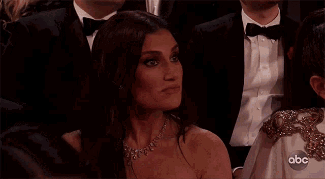 Image result for idina menzel oscars 2020 laughing gif