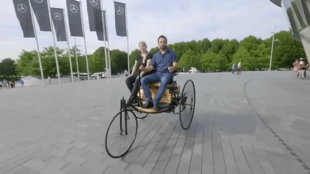 Driving Around in a Replica of the World's First Car
