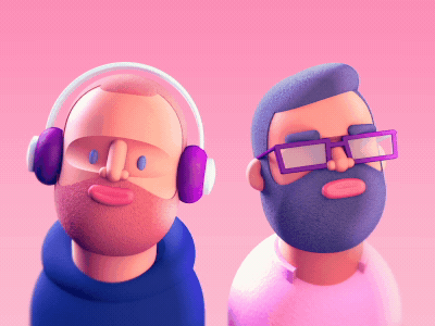 Cub Studio c4d characters animation gif animated Cub Studio c4d characters animation gif animated