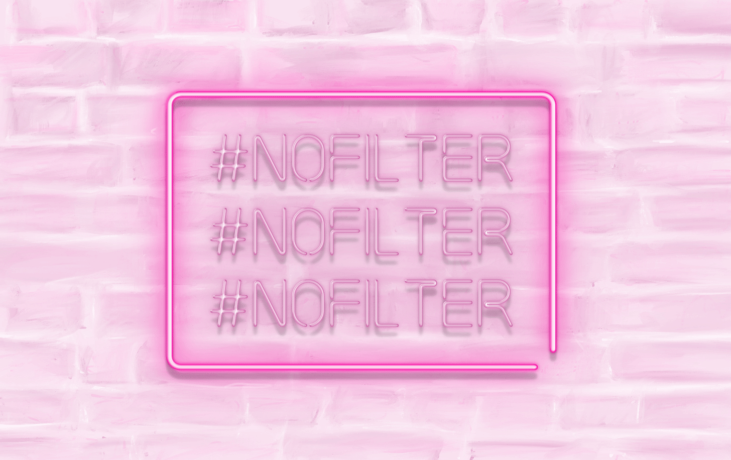 gif de um letreiro luminoso escrito 'no filter', piscando três vezes em sequencia gif de um letreiro luminoso escrito 'no filter', piscando três vezes em sequencia