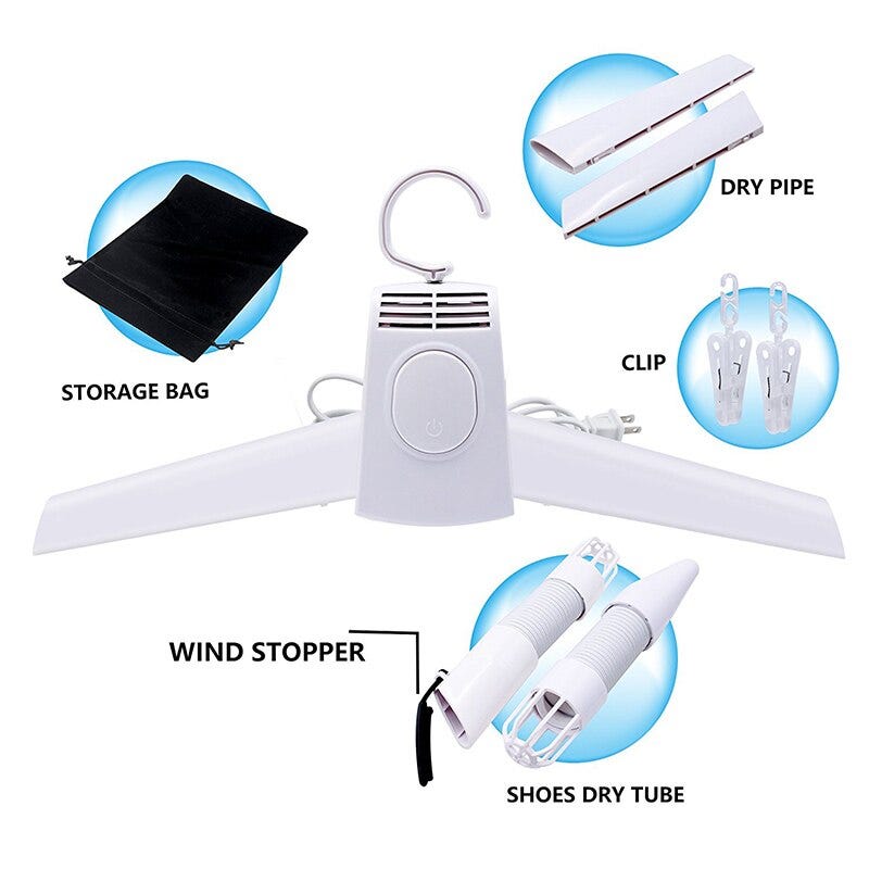 Portable Clothes Hangers Electric Laundry Dryer Smart Shoes Cabide Coat Hanger For Travel Rod Rack Hangers For Trousers perchas Portable Clothes Hangers Electric Laundry Dryer Smart Shoes Cabide Coat Hanger For Travel Rod Rack Hangers For Trousers perchas