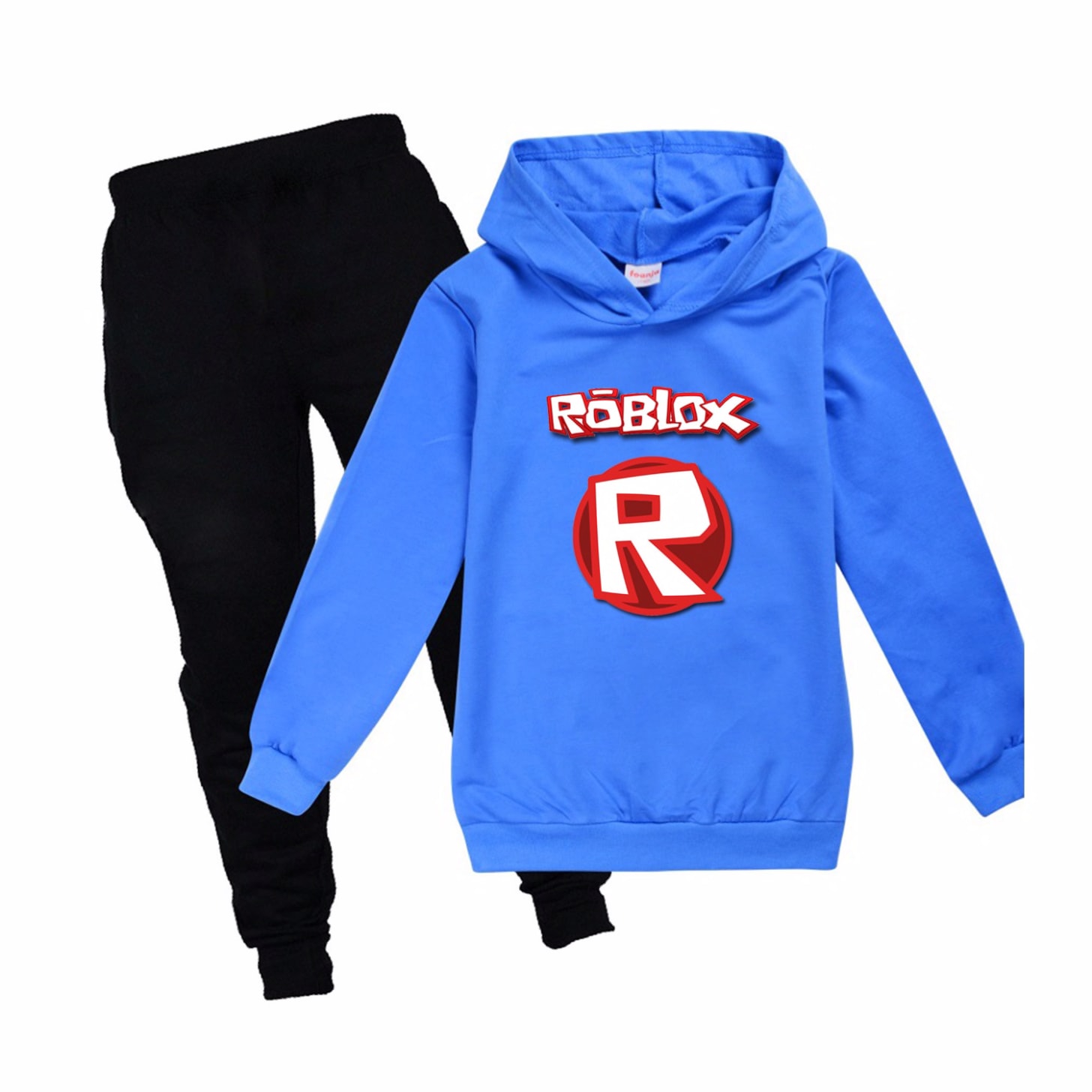 733052596 Boys Girls Sport Suit Roblox Pure Cotton Hoodie Pants 2pcs Tracksuit Teen Long Sleeve Sweatshirt Hoodies Pants Men S Clothing Hoodies Sweatshirts - roblox hoodie amazon