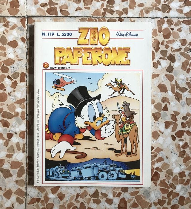 Testata Zio Paperone (1999) Testata Zio Paperone (1999)