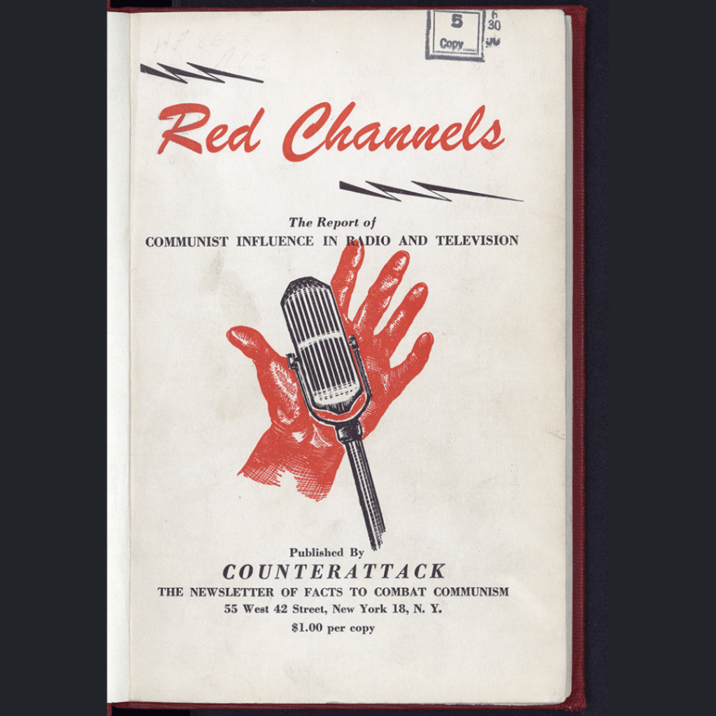 Red Channels booklet title page Red Channels booklet title page