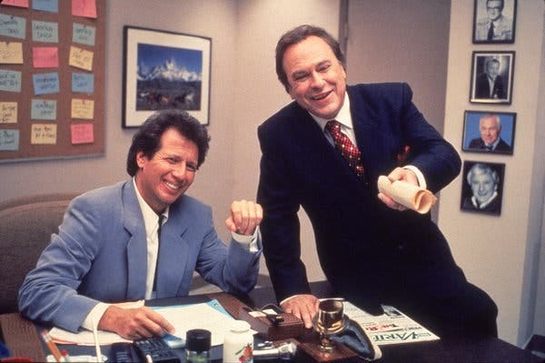 Mr. Torn with Garry Shandling in an episode of the HBO series âThe Larry Sanders Show,â one of the most acclaimed television comedies of the 1990s. Mr. Tornâs performance as Artie, the gruff producer of a late-night talk show, brought him six Emmy Award nominations.