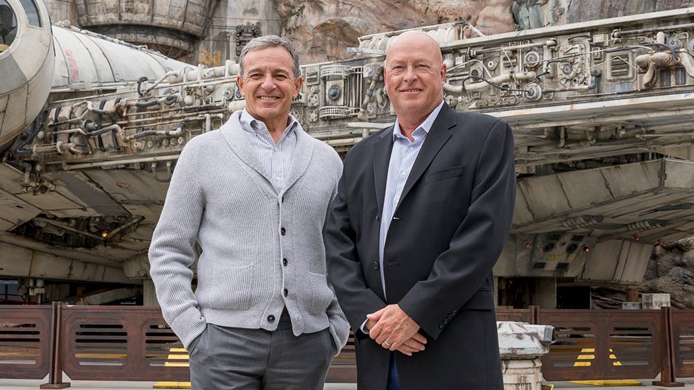 Image result for bob iger bob chapek