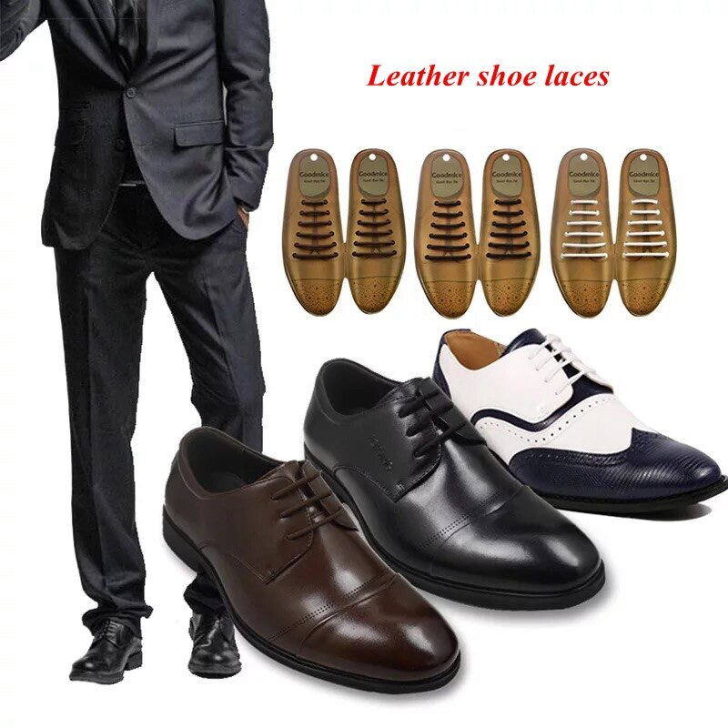 tie leather shoelaces