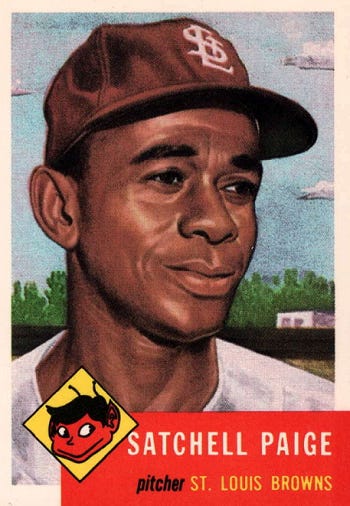 1952 Bowman Satchel Paige Limited to Only 100 Cards 