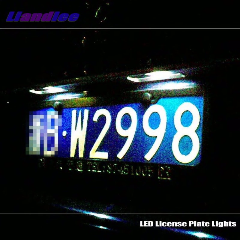 led car number plate