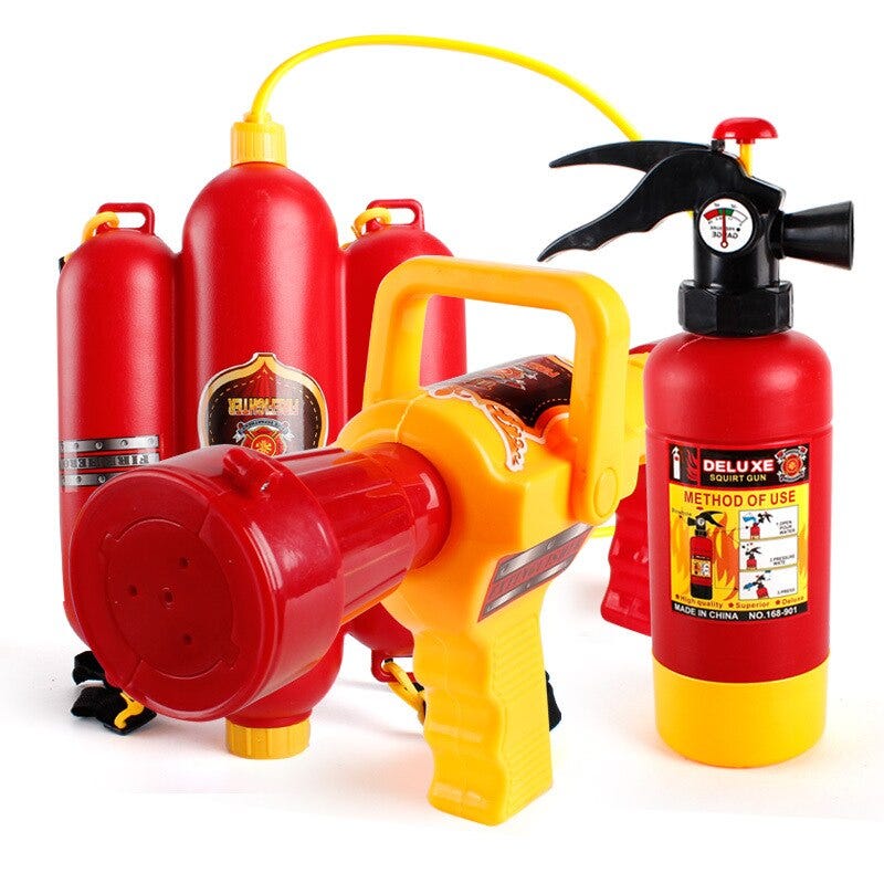 fire extinguisher toy set