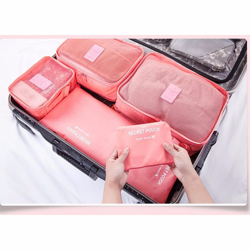 6 pcs travel organizer