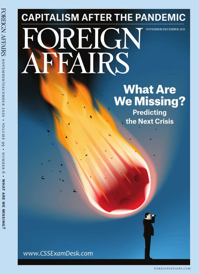 Foreign Affairs Magazine (November & December 2020)