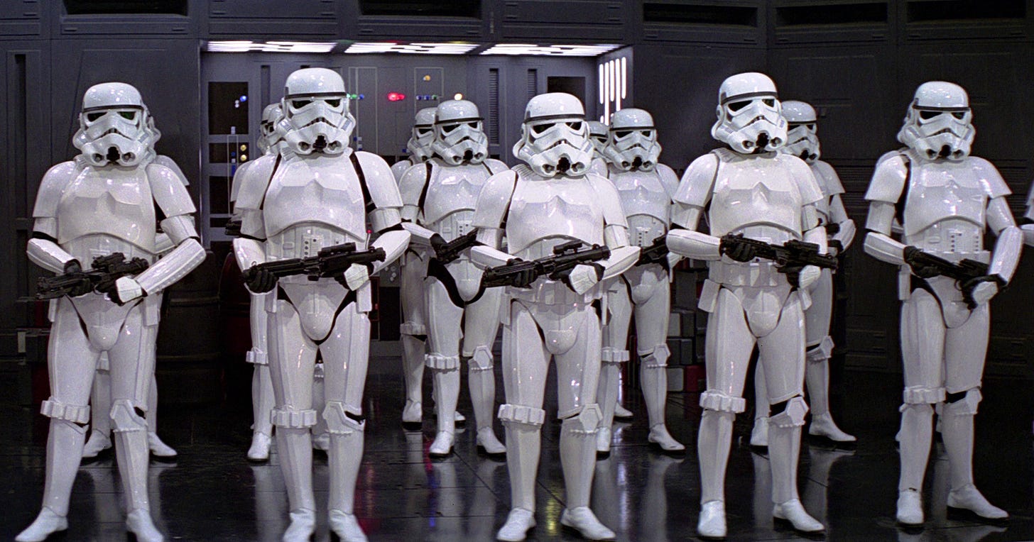 This is what the stormtroopers might look like in Star Wars VII This is what the stormtroopers might look like in Star Wars VII