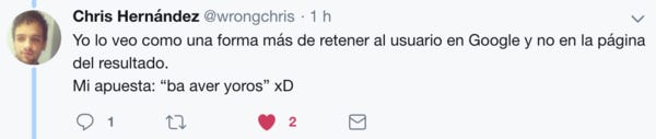 Chris Hernández fue la única persona que comentó sobre el posible impacto neg. Chris Hernández fue la única persona que comentó sobre el posible impacto neg.
