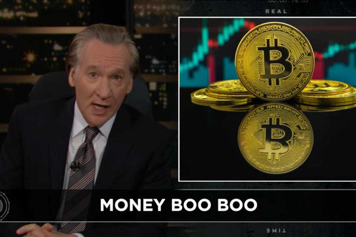 Bill Maher Ridicules Bitcoin & Elon Musk On HBO's 'Real Time' Bill Maher Ridicules Bitcoin & Elon Musk On HBO's 'Real Time'