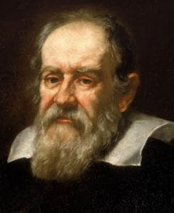 Portrait of Galileo Galilei. Portrait of Galileo Galilei.