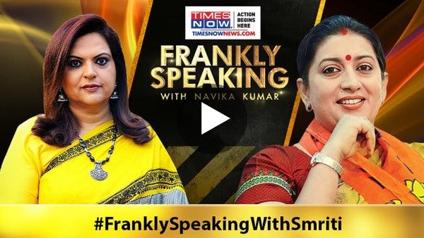 Smriti Irani on Migrant crisis, makes sensational declaration on Tablighi Jamaat | Frankly Speaking Smriti Irani on Migrant crisis, makes sensational declaration on Tablighi Jamaat | Frankly Speaking