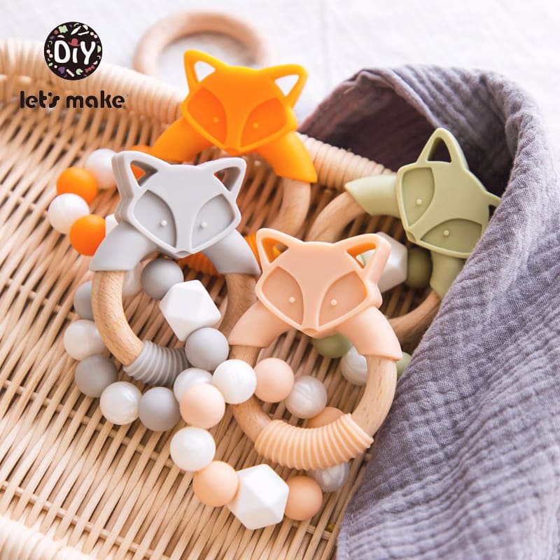 tiny fox teethers