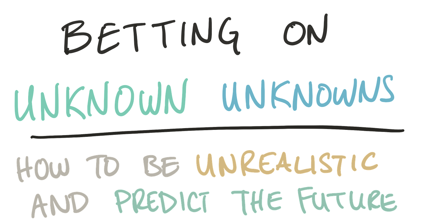 Betting on Unknown Unknowns 1