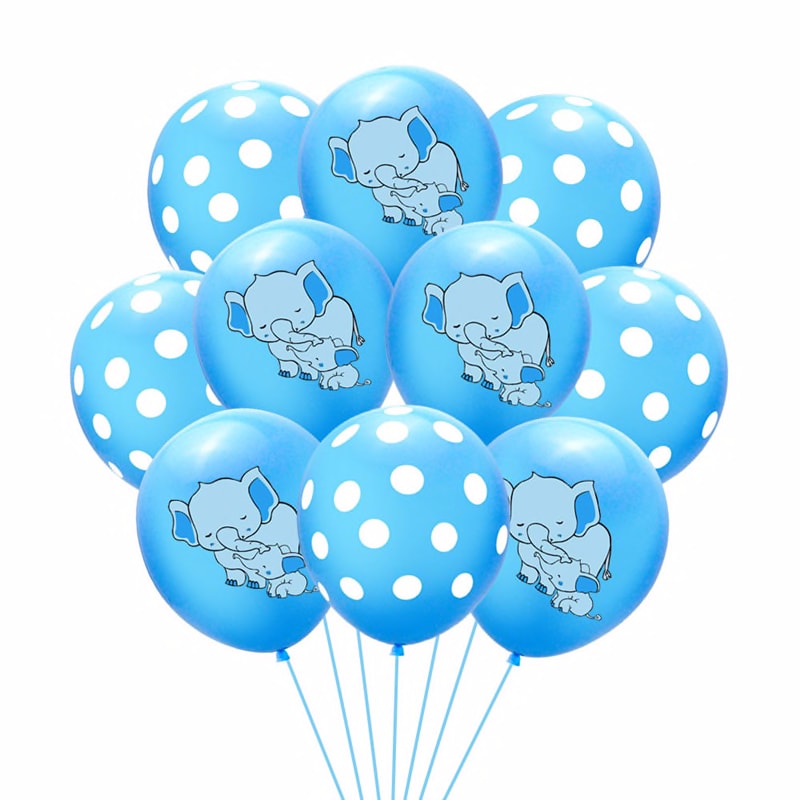 Liviorap Elephant Balloon Baby Shower Latex Ballons Boys Girls Birthday Party Decor Kids Air Globos Ballons Birthday Supplies Home Garden Festive Party Supplies