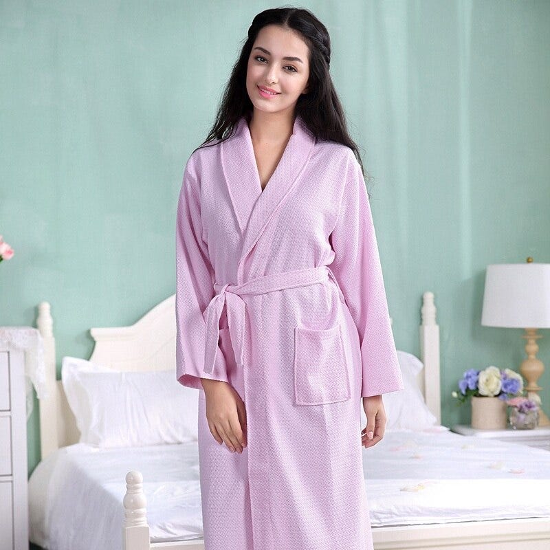 plus size waffle dressing gown