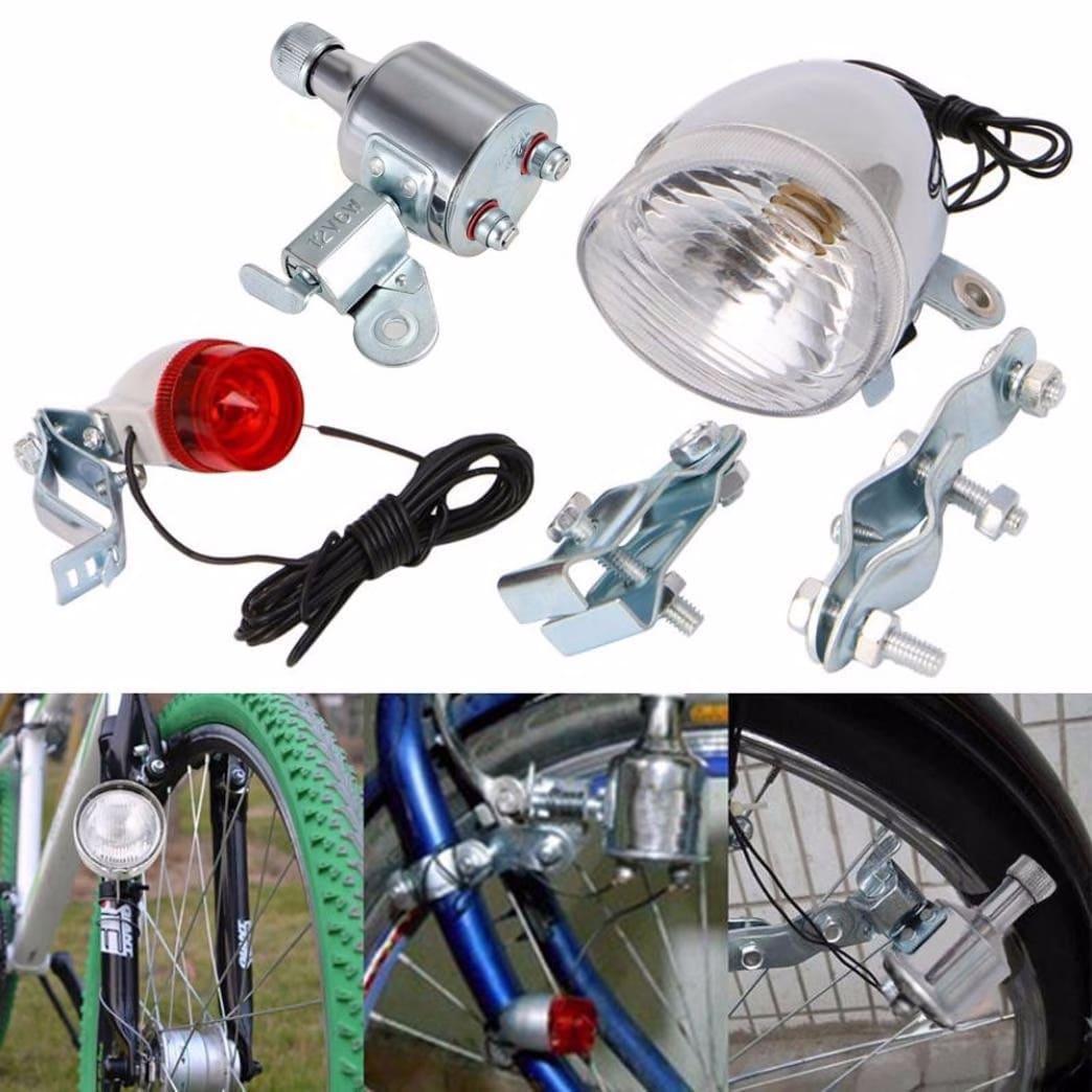 bicycle light powered by wheel