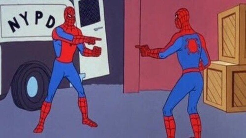 Image result for spider-man pointing