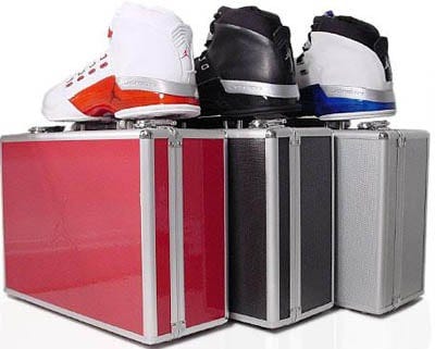 jordan shoes that came in a suitcase