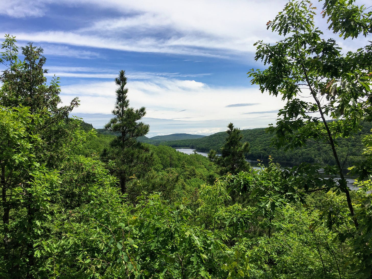 Photo of Michigan's Porcupine Mountains. Photo of Michigan's Porcupine Mountains.