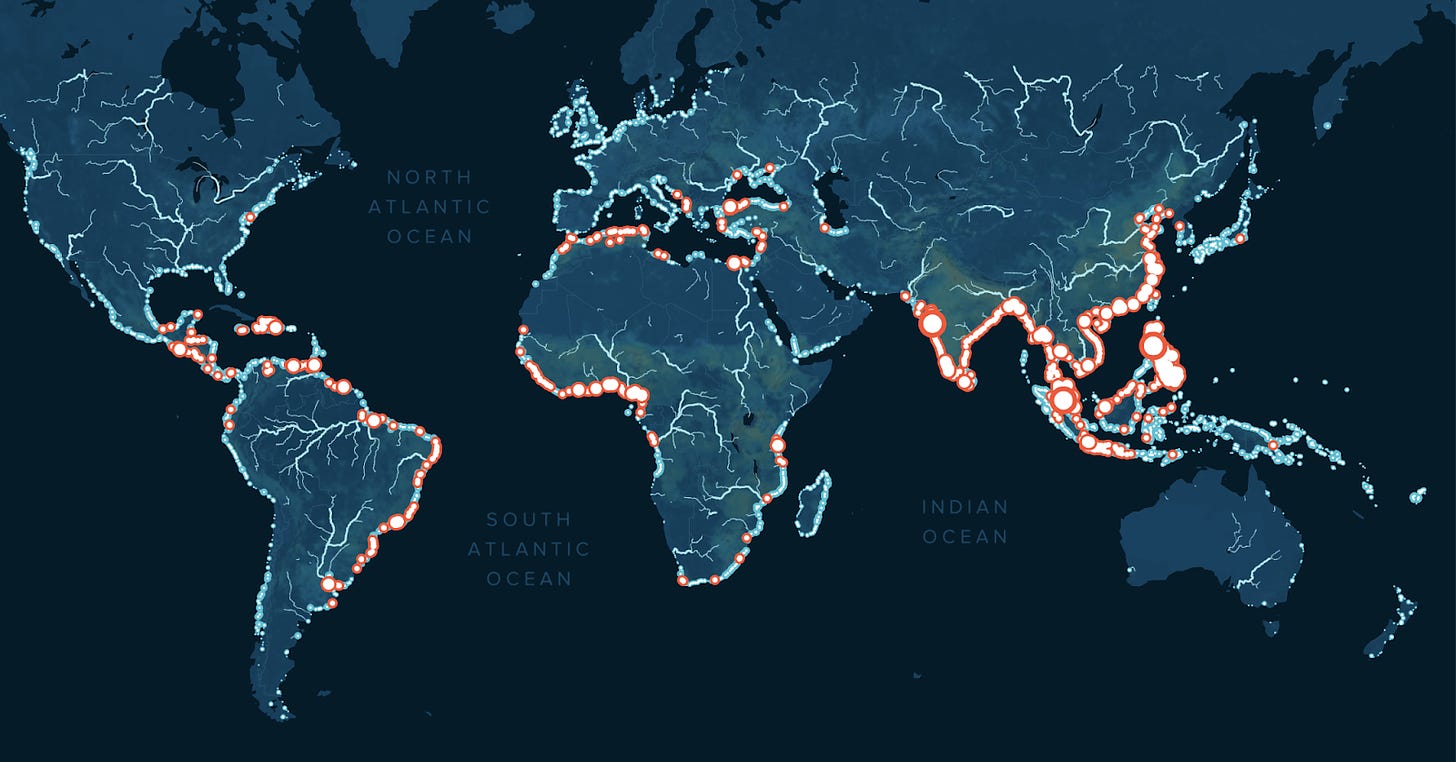 Мировой большой. World pollution Map. Карта мусора в океане онлайн. Oceans in the World. Pollution in the World Map.