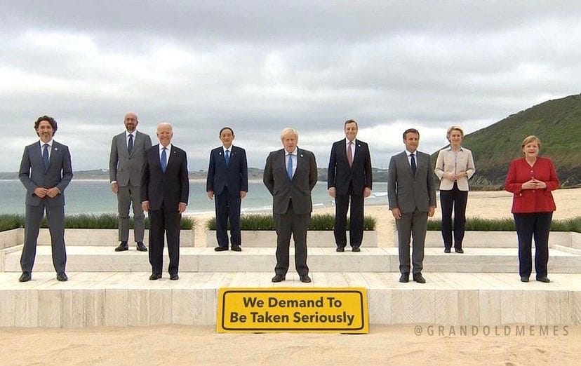 At the G7, global elite clown show pivots from COVID Crisis to Climate Crisis – G7 plans for ‘the continuing destruction of Western civilization’