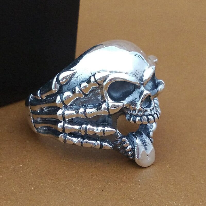sterling silver tongue ring