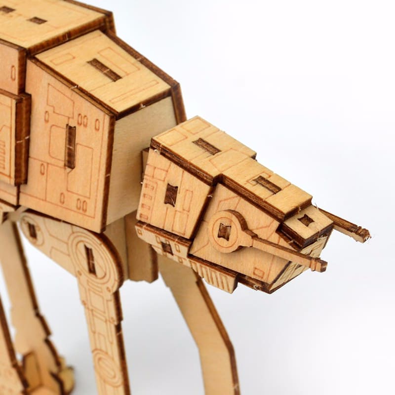 star wars wooden model kits