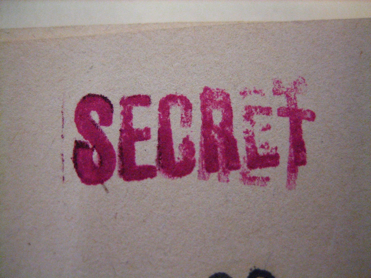 Secret stamp