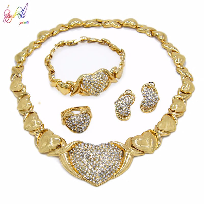 teddy bear necklace and bracelet set