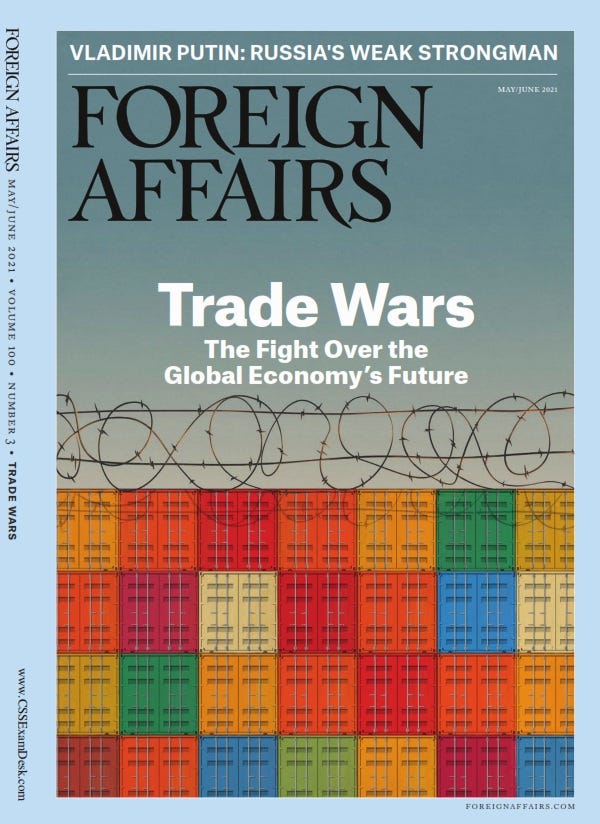 Foreign Affairs Magazine (May & June 2021)