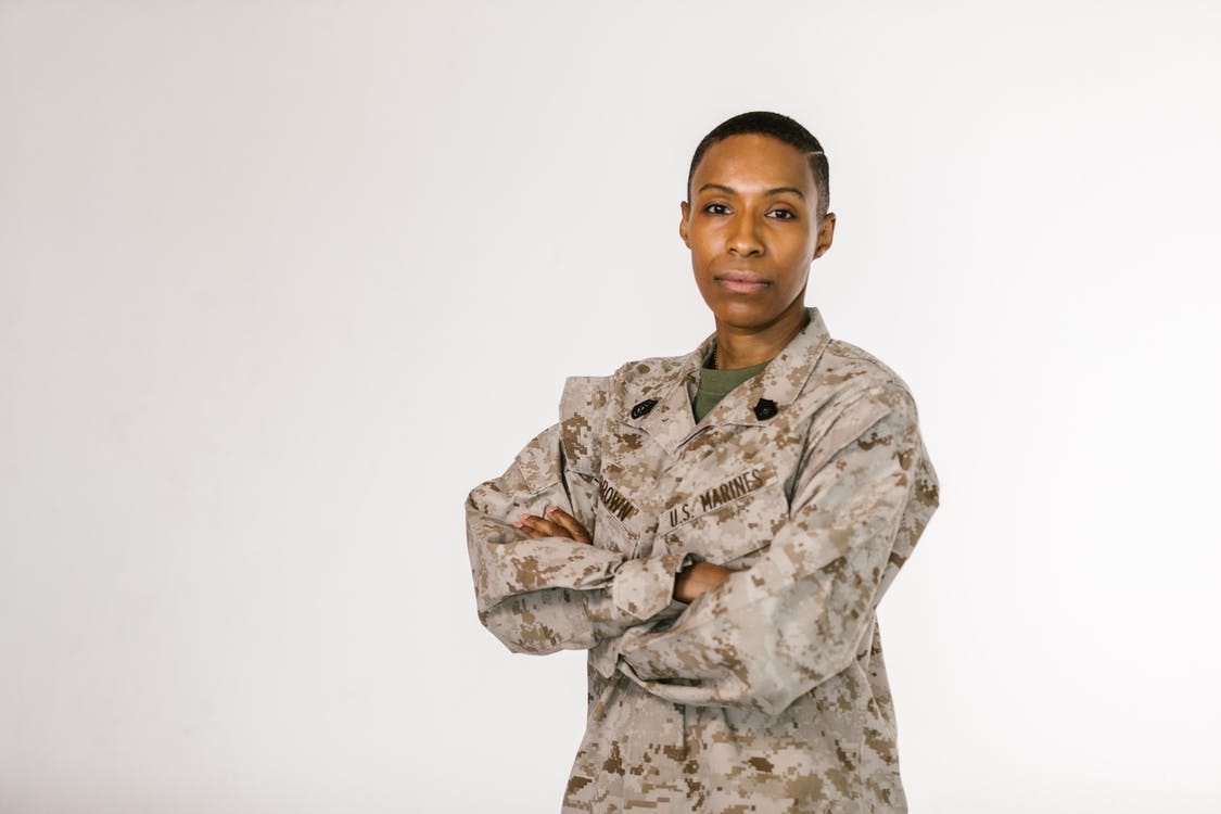Photo of Marine Doing Crossed Arms Photo of Marine Doing Crossed Arms