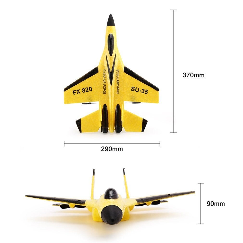 1614018948 Fx Fx 820 Fx 818 2 4g 2ch Remote Control Su 35 Glider 290mm Wingspan Epp Micro Indoor Rc Fixed Wing Airplane Aircraft Uav Rtf Toys Hobbies Remote Control Toys