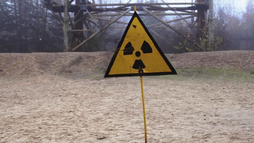 beware radiation sign on outskirts pripyat Stock Footage Video (100%  Royalty-free) 1028896757 | Shutterstock